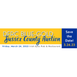 Blue-Gold Sussex Auction Tickets